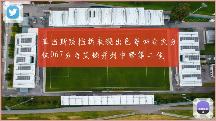 亚当斯防挡拆表现出色每回合失分仅067分与艾顿并列中锋第二佳