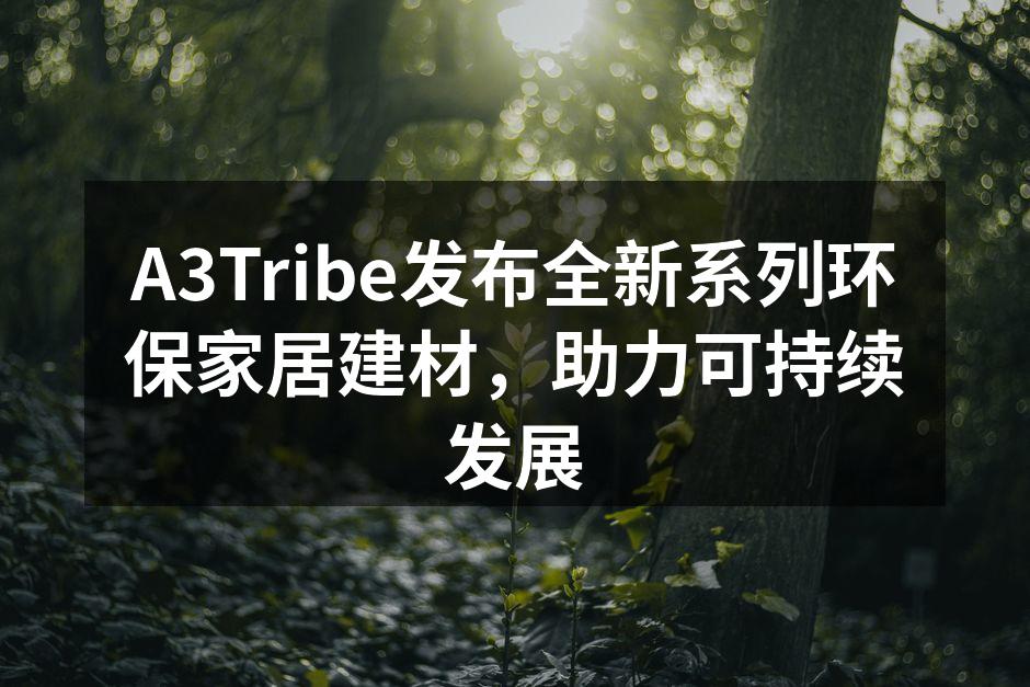 A3Tribe新环保家居建材展示会现场